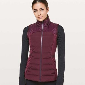 Lululemon Down For It All Vest - Cassis